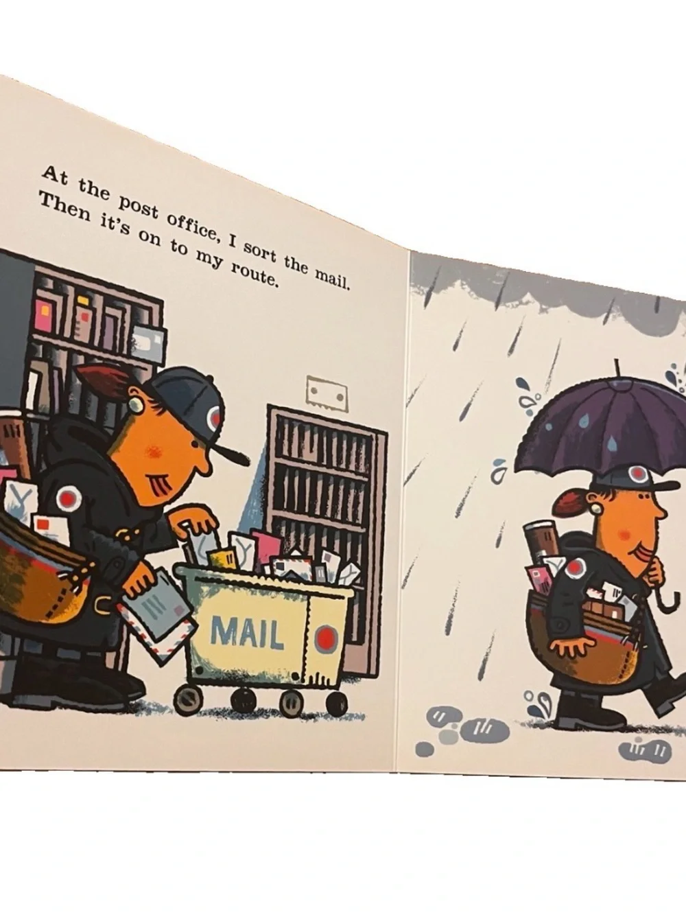Tinyville Town: I'm a Mail Carrier Board Book Brian Biggs Children's Community